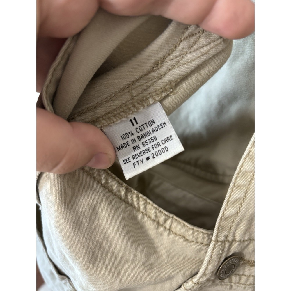 Squeeze Kids Khaki Beige Overalls Jumpsuit - Picture 7 of 10